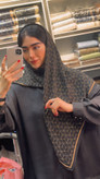 روسری نخی طرح دار ریچموند قواره 120 بسیار نرم و لطیف